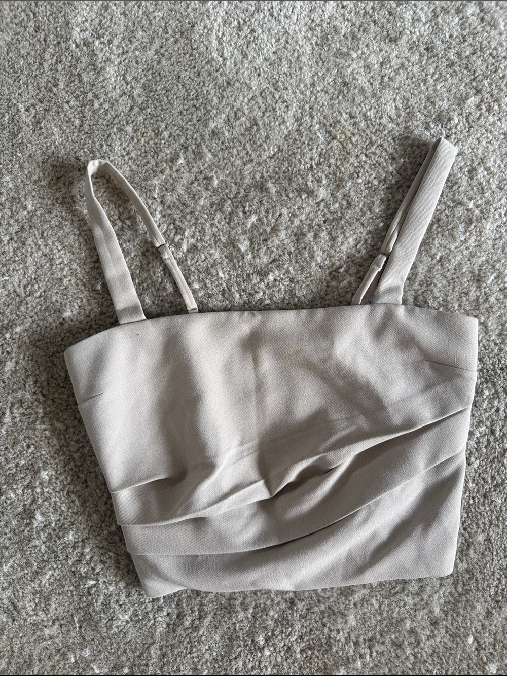 Abercrombie Beige Draped Cami Top